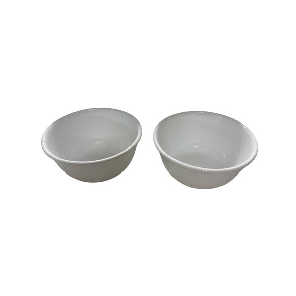 Corelle By Corning Set of 2 White 5 Inch Berry Bowls - Picture 1 of 6